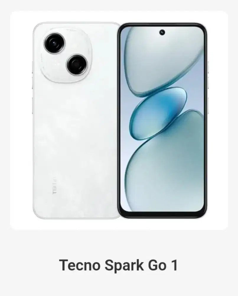 Jual hp tekno spark go 1 fulset nominus mulus