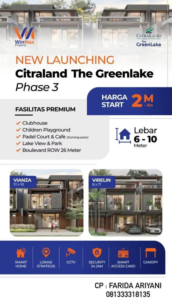 NEW cluster The Green Lake Citraland Surabaya Barat