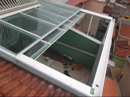 kanopi atap solarflat bening includ dengan pasang