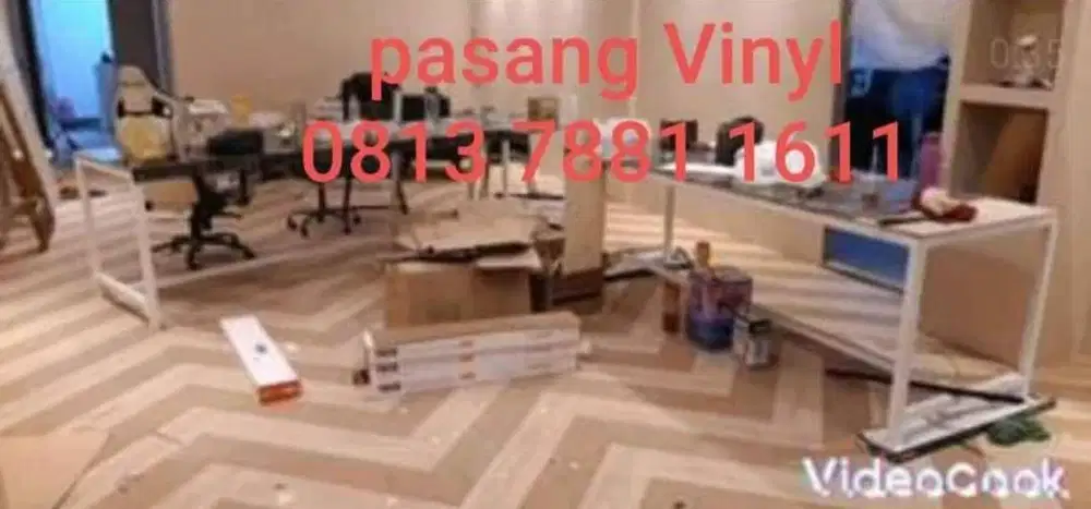 Jual Vinyl lantai dan terima jasa pemasangan juga