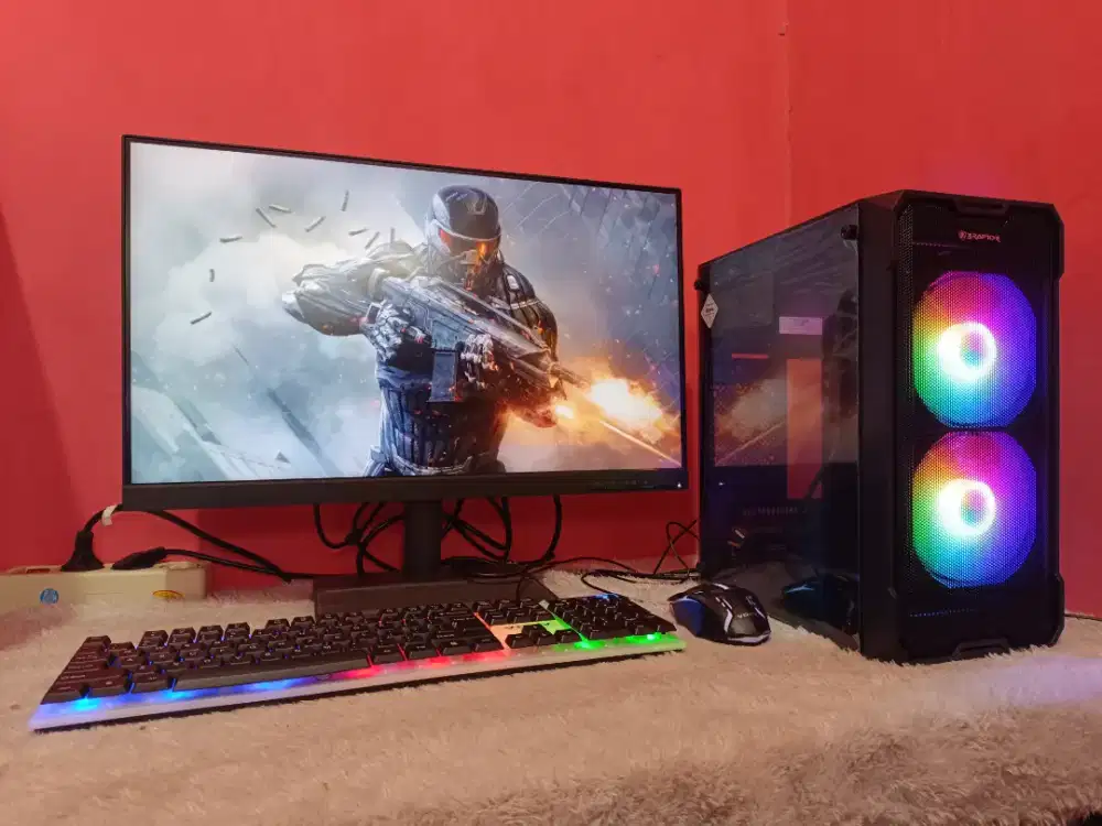 PC GAMING & DESAIN INTEL I5 FULLSET SIAP PAKAI GTA 5, AUTOCAD, COREL