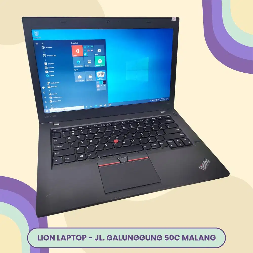 RAM 8GB Core i5 SSD 256GB Lenovo Thinkpad T460 [03|10]