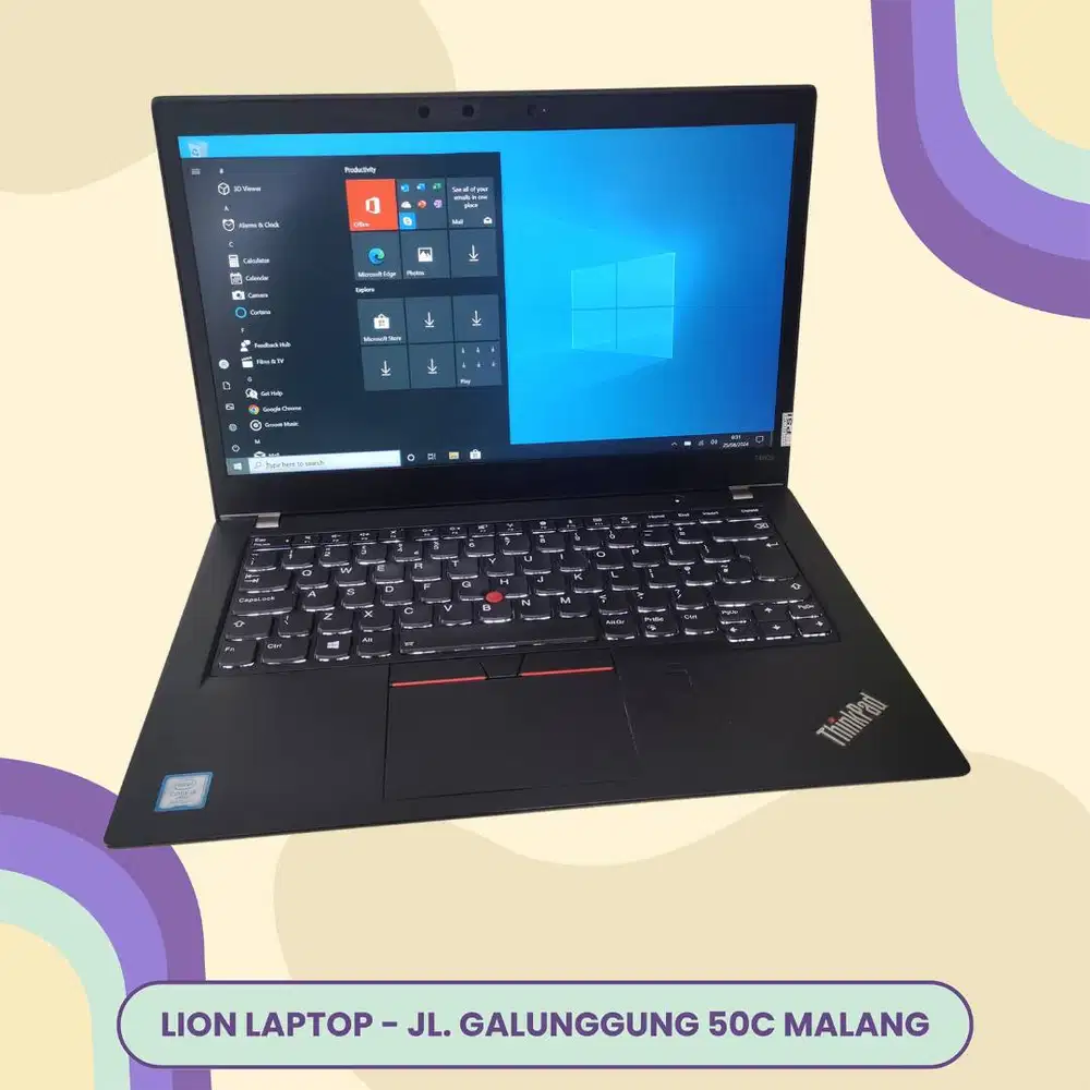 RAM 8GB Core i5 gen 8 Touchscreen Lenovo Thinkpad T480s SLIM [03|10]