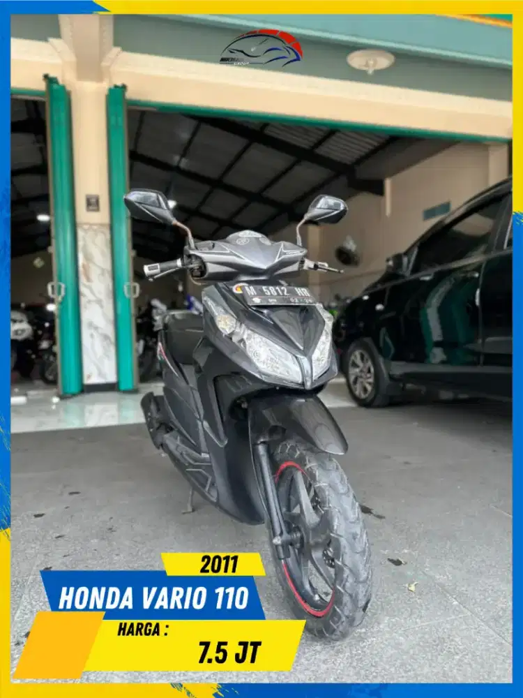 HONDA VARIO 110 2011 PLAT M MURMER POLL LURR HIKMAH MOTOR KEPUH MALANG