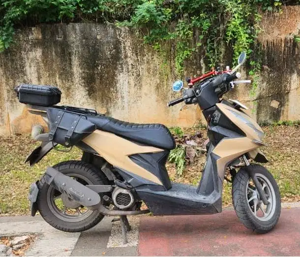 Scooter Modif Dual Sport All New Honda Beat Deluxe CBS ISS 2020