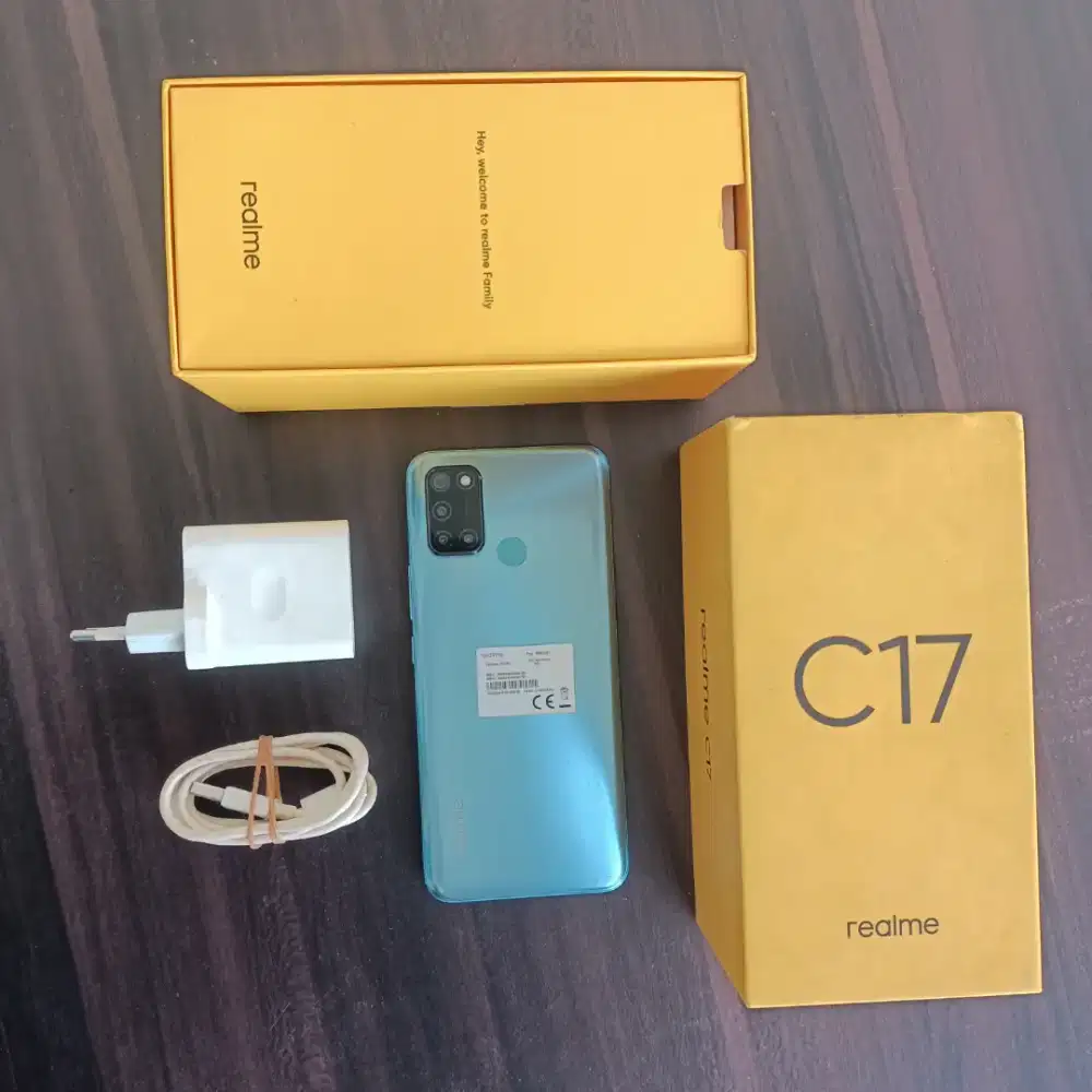 Realme C17 Ram 6Gb, Rom 256Gb, Lengkap