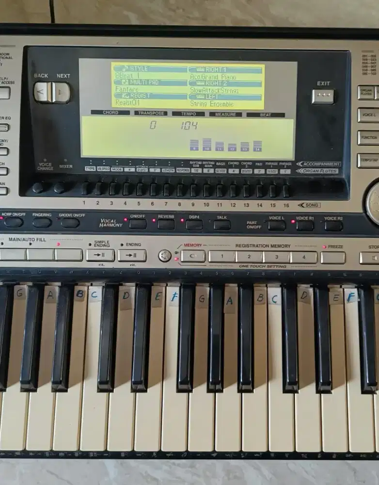 YAMAHA PSR 740 disket build up Japan like' New
