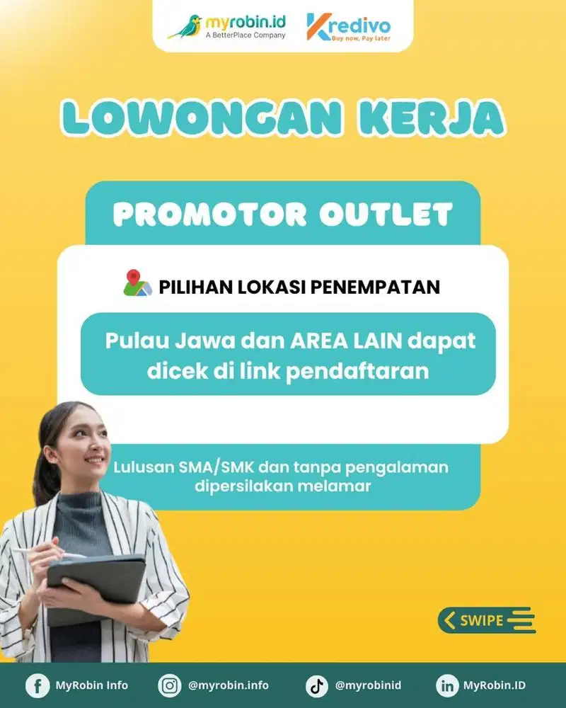 Lowongan Promotor Outlet