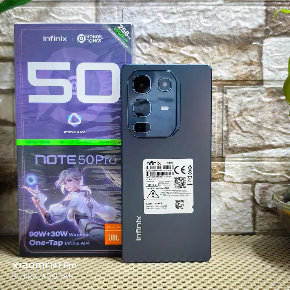 INFINIX NOTE 50 PRO 4G 8/256 BARU SEGEL GARANSI NASIONAL