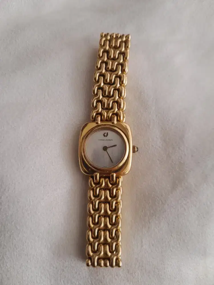 Jam Charles Jourdan 2743 Gold Plated Vintage  Ladies Original