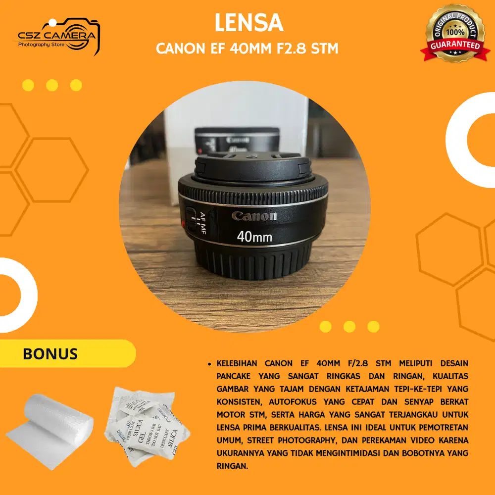 Canon EF 50mm F2.8 STM No Jamur No Fog