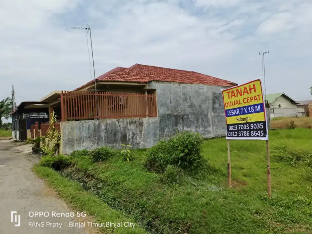 Dijual Cepat Murah Banget Tanah darat Strategis kota Binjai