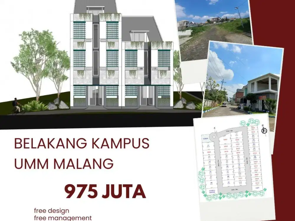 Kost Luas Siap Bangun, Lingkungan Kost Mahasiswa Malang