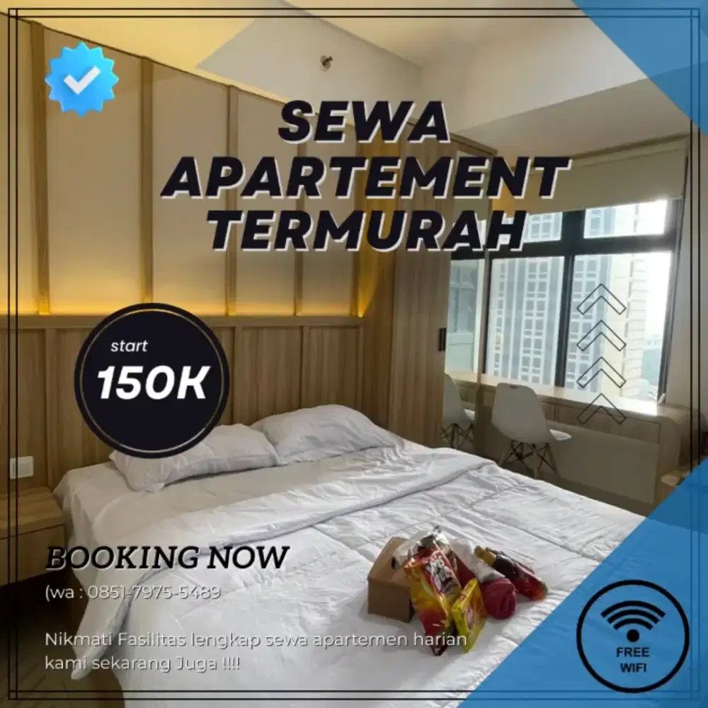 SEWA APARTEMEN HARIAN/TRANSIT EMERALD BINTARO TANGSEL TERMURAH