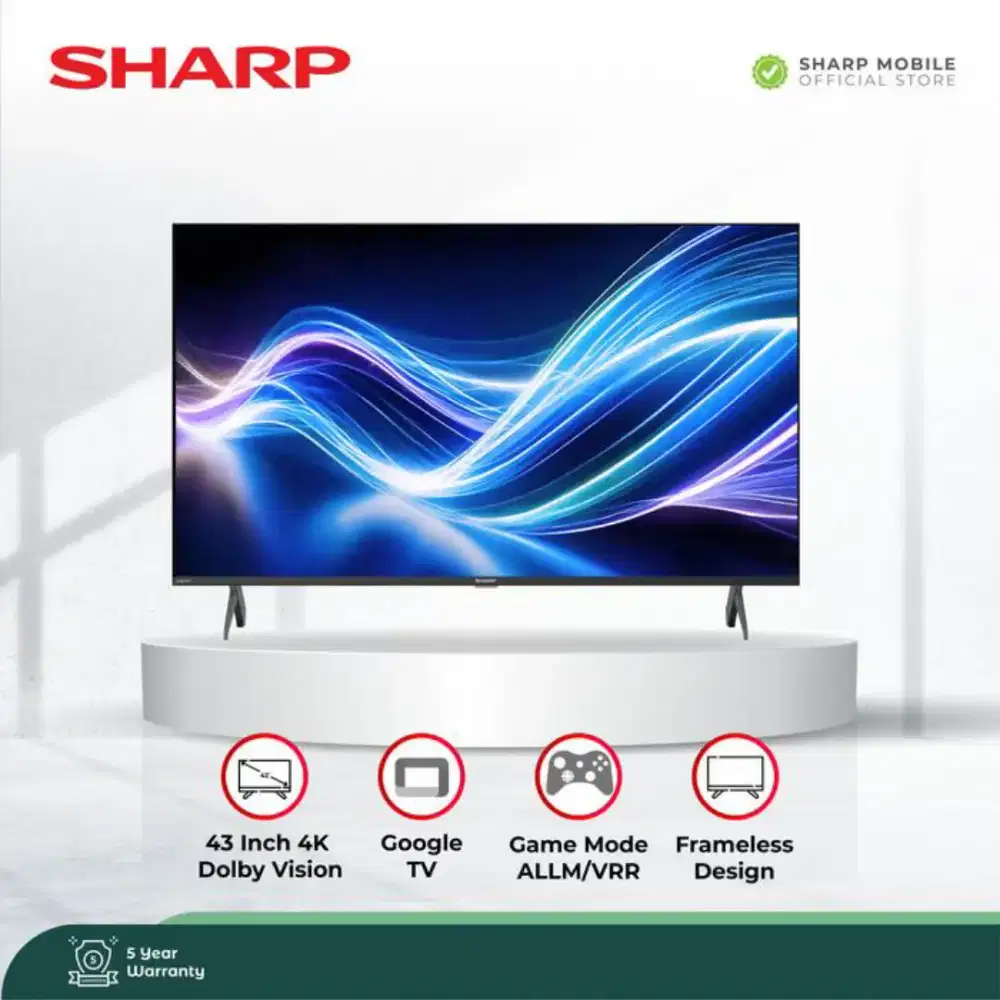 SHARP LED TV 43 inch Google TV 4T-C43HJ6000I