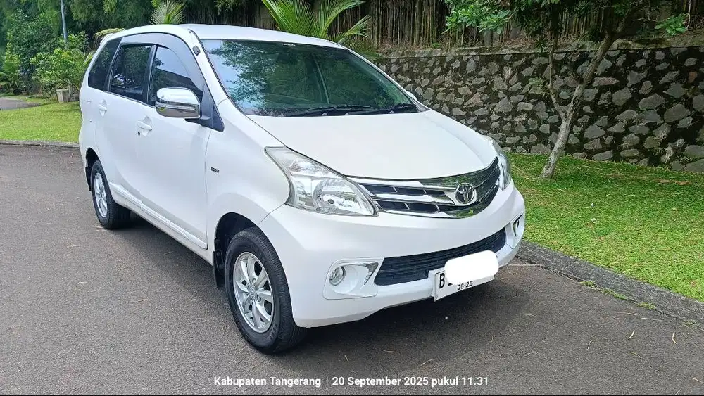 Low Km (ASLI) Avanza 1.3 G at 2013 Double Airbag