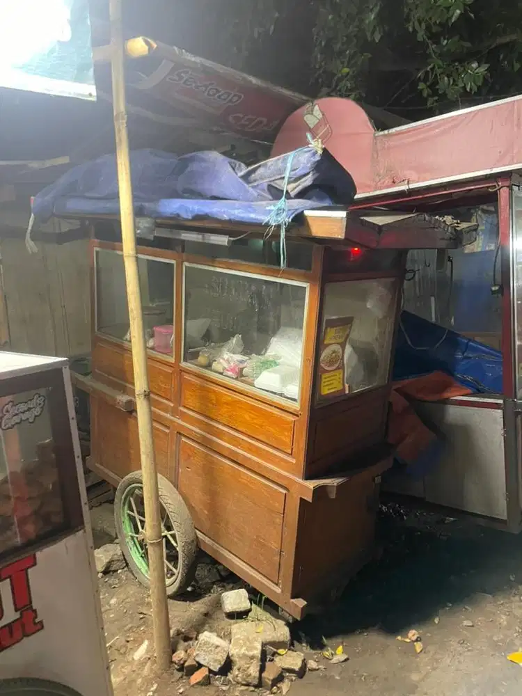Gerobak nasi goreng fullset