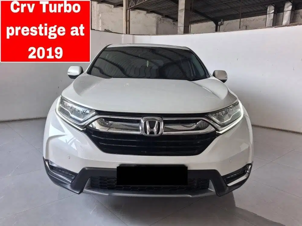 H CRV PRESTIGE TURBO AT 2019 plat jaksel ganjil