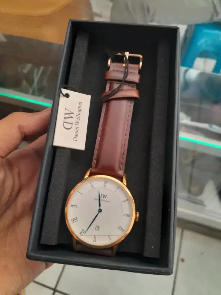 Jam Daniel Wellington Mens Starp Brown Leathers Original