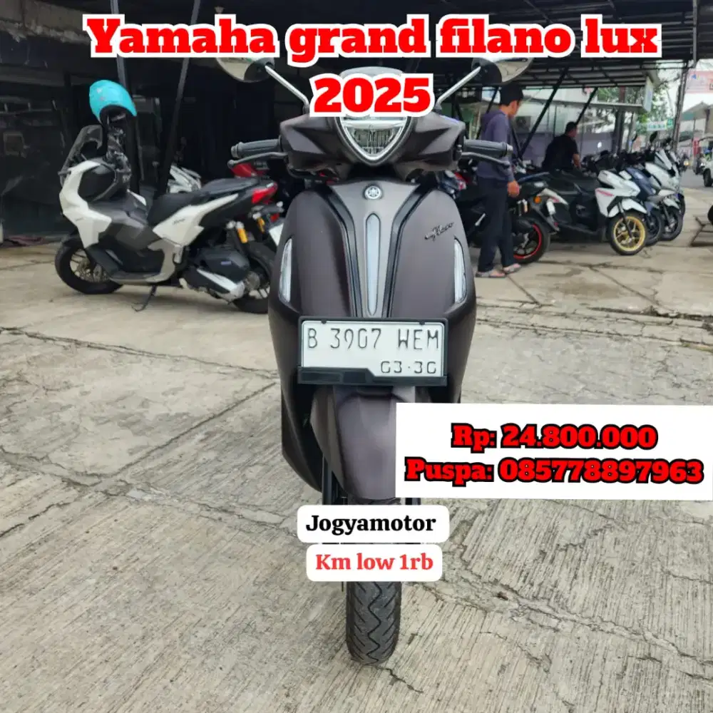 Yamaha filano lux tahun 2025 gress km 1 rb