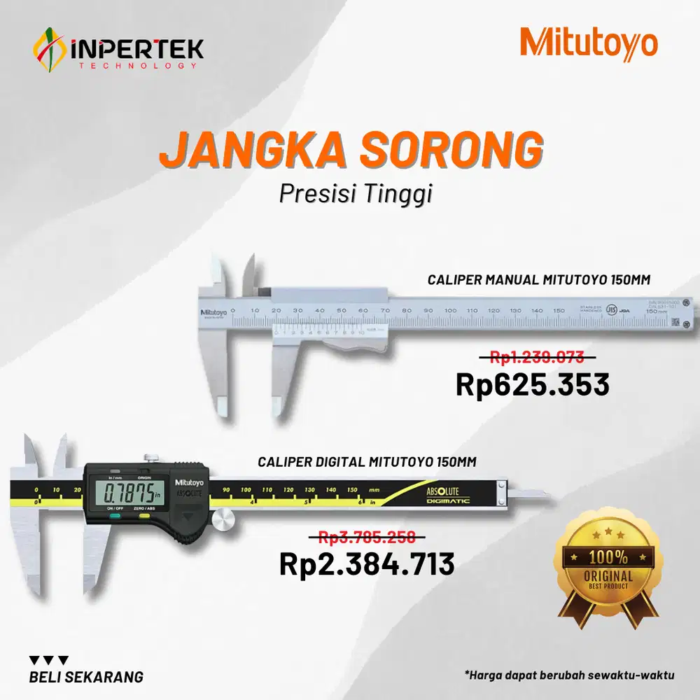 CALIPER JANGKA SORONG MITUTOYO ORIGINAL