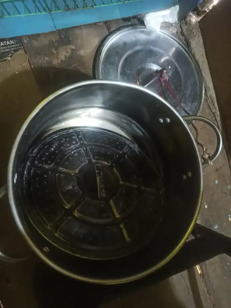 Panci cilok /panci kukus dan bangku kokoh
