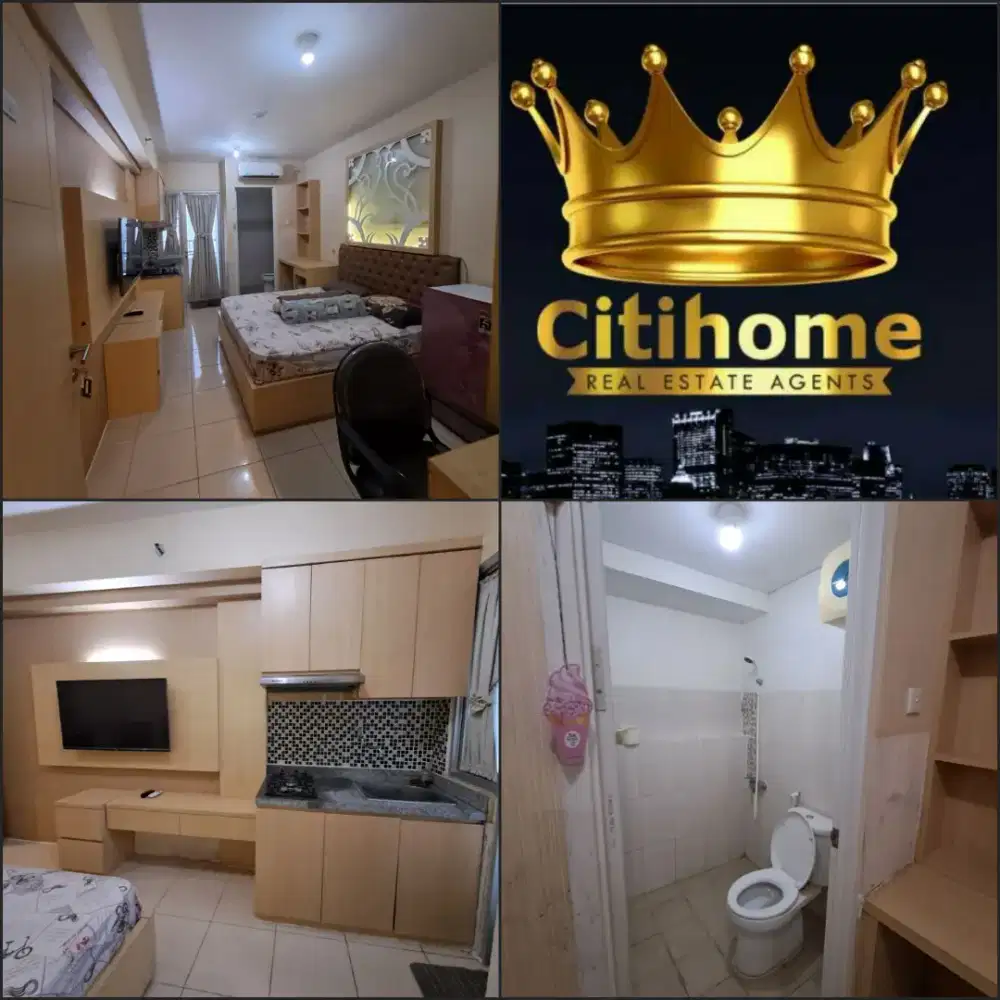 Menyewakan apartemen educity 1BR bulanan by citihome