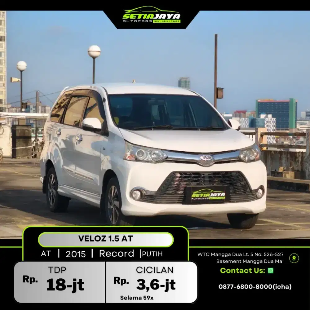 Toyota Avanza veloz 1500cc at 2015