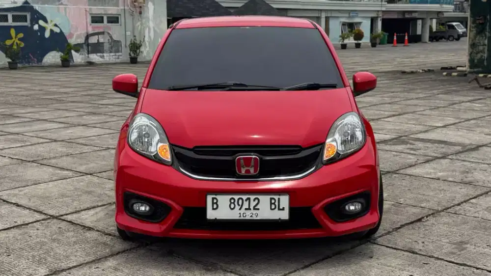 Km 54 Rb | Honda Brio E Cvt 1.2 At 2017 Merah