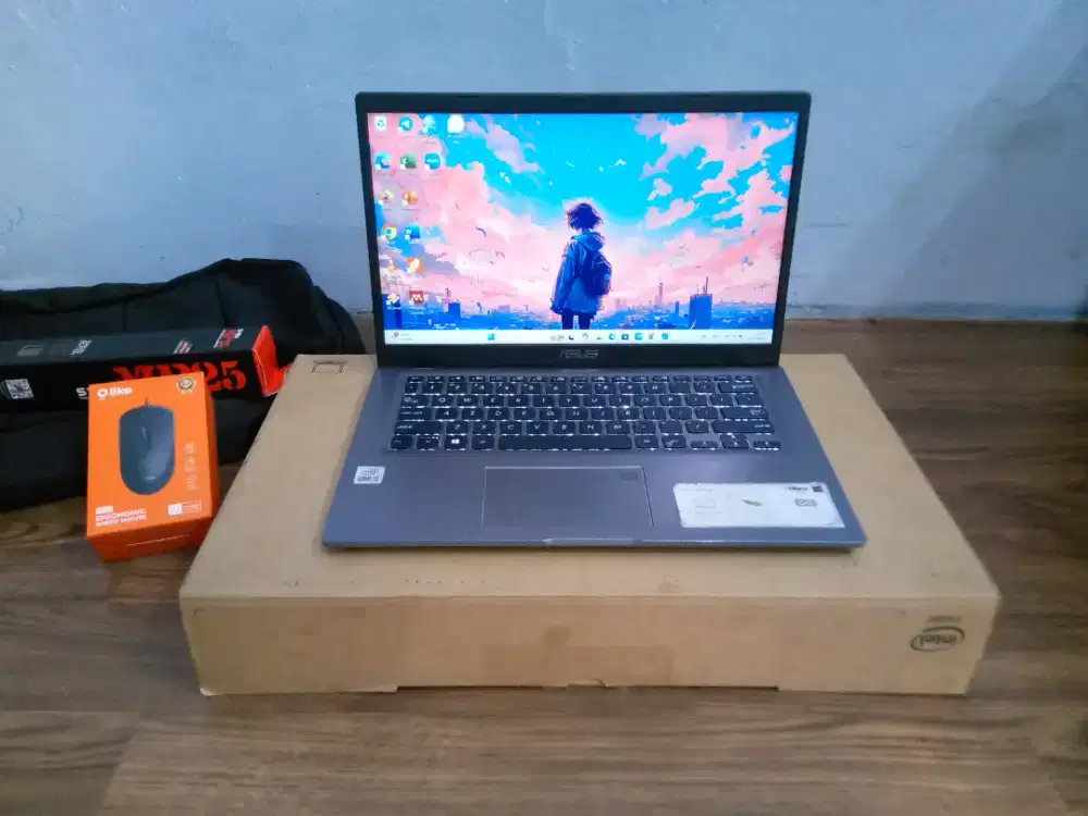 ASUS A416JAO INTEL i3 1005G1RAM 4 GB SSD 250GB DAN SSD 512 GB 
‎