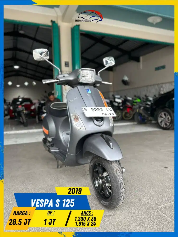 VESPA S 125 2019 NEGO SAMPE DEAL HIKMAH MOTOR KEPUH