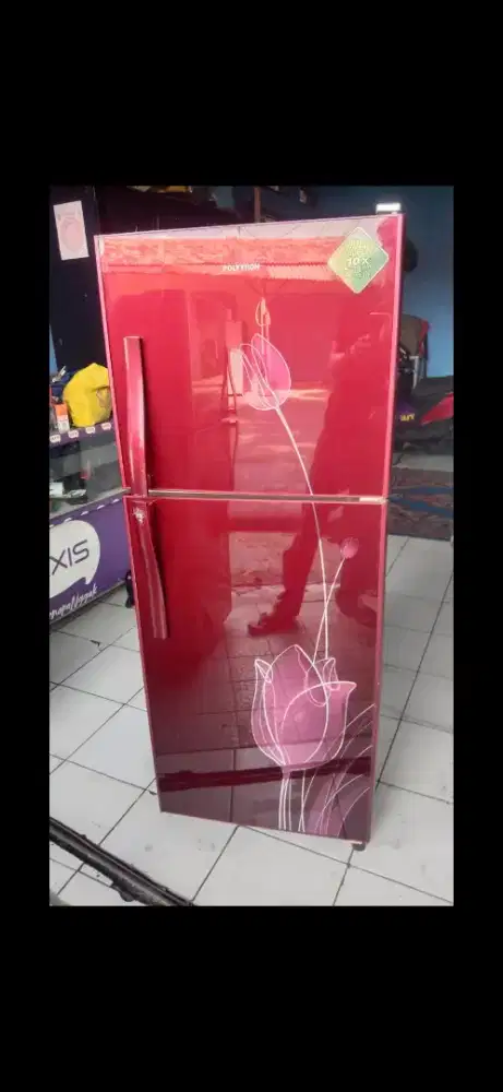 Jual bu kulkas 2 pintu merk POLYTRON BALEZZA
