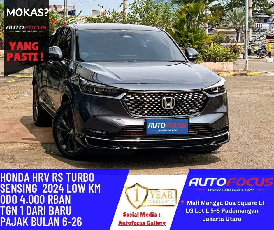 km antik 4Rb | Honda HRV HR V HR-v 1.5 RS turbo sensing CVT Abu