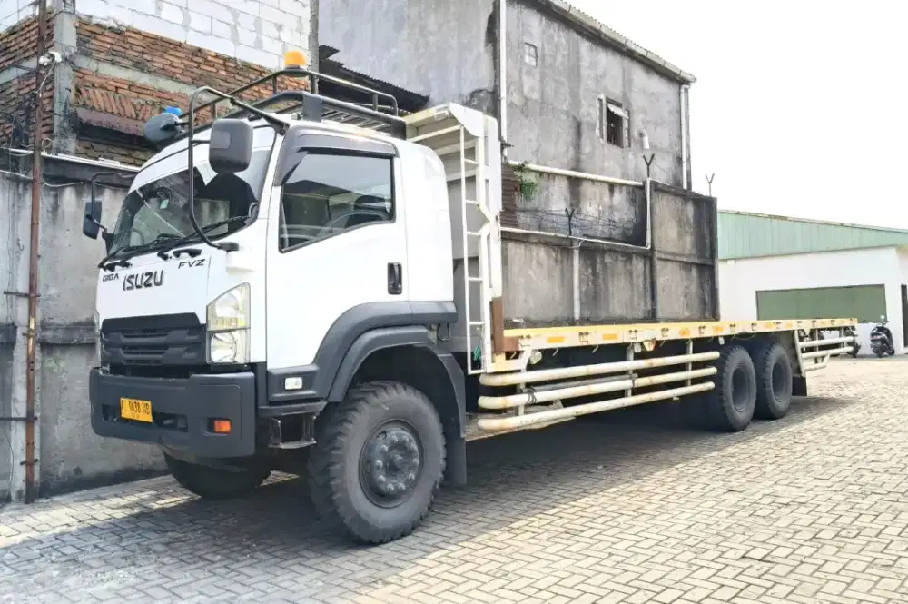 MURAH Isuzu Giga tronton 6x4 FVZ 34 U load bak los 2025 Flat deck bed