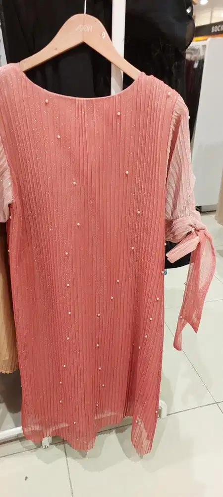 Jual dress pink baru murah