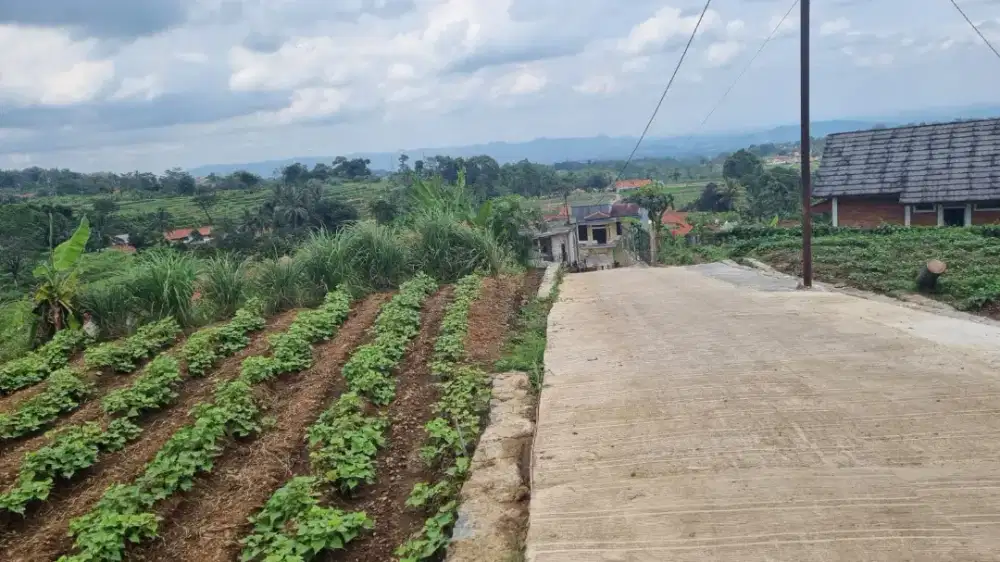 Dijual tanah SHM di gunung bunder 2 view indah full akses