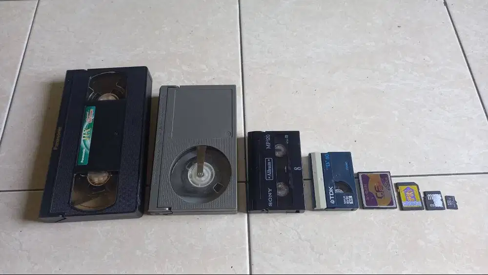 Handycam Kaset VHS ke Flashdisk Proses