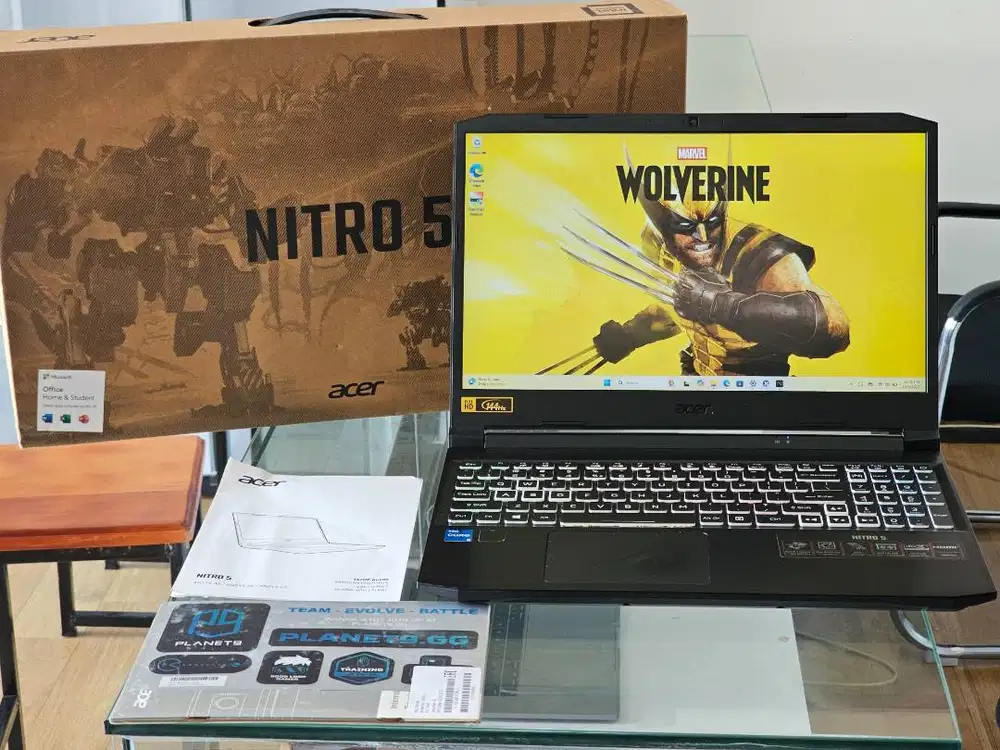 ACER Nitro AN515 57 intel Core i5 Gen 11 Ram 8 GB SSD 512 GB Nvidia RT