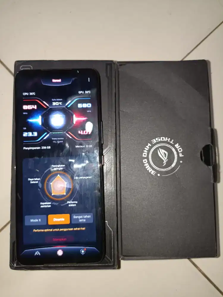 Jual cepat asus rog 7 8/256 no minus