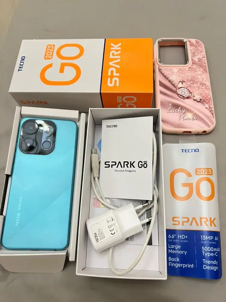 Tecno Spark Go 2023 Original fullset mulus like new