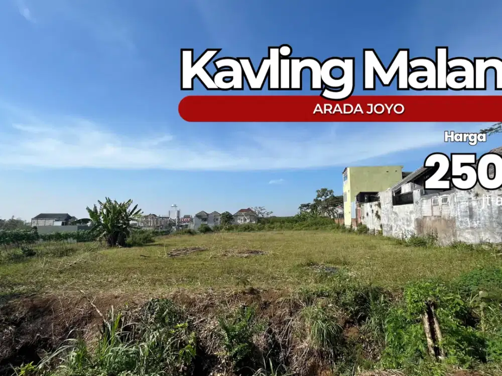 Tanah Kavling 75m² Arada Joyo Dekat Cokelat Klasik Joyo Agung Cocok untuk Kost
