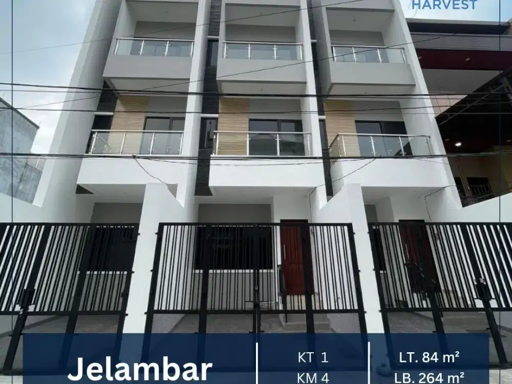 Dijual Murah 3 Unit Rumah Baru Dalam Komplek Jelambar Jakarta Barat