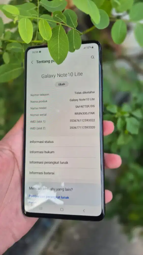 Samsung galaxy note 10 lite 8/128Gb