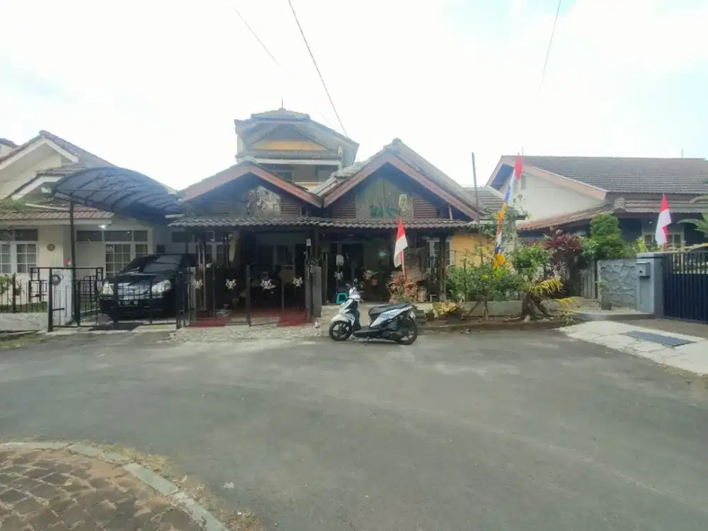 rumah siap huni menghadap fasum di arcamanik endah kota bandung