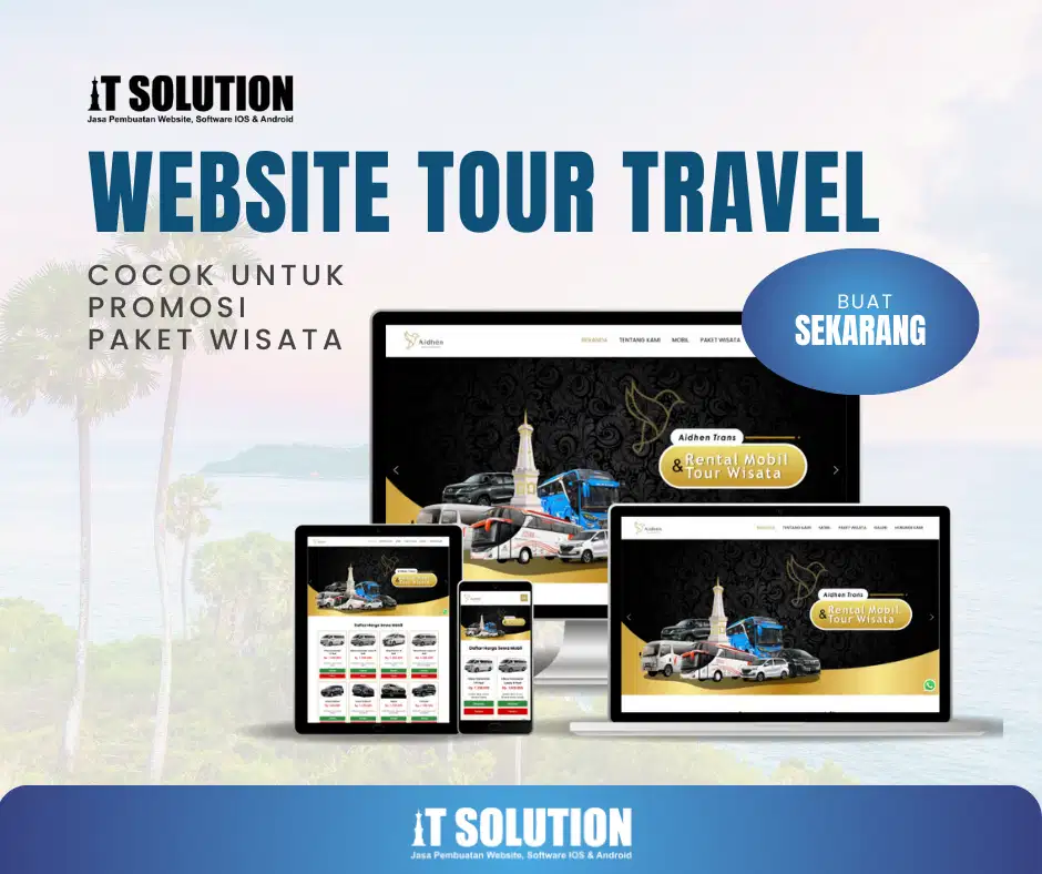 Jasa Pembuatan Website Tour & Travel – Desain Modern & Responsif