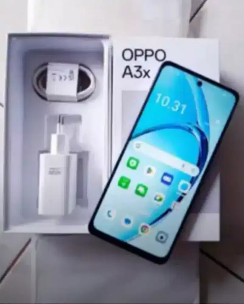Oppo A3X,Ram 4+4/64 Gb,Mulus 99% persen,Lengkap,Seperti Baru