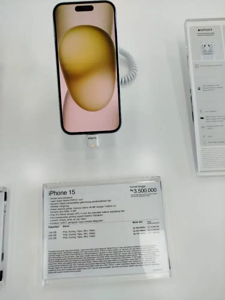 iPhone 15 128 garansi resmi