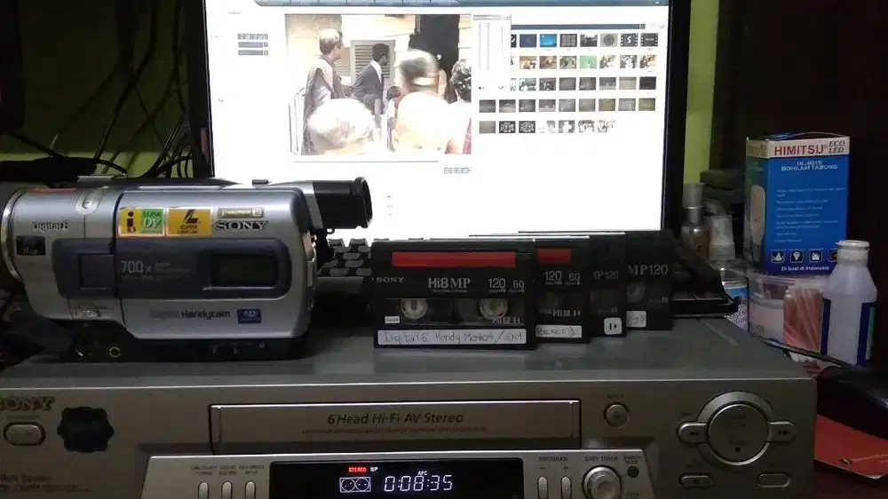 VHS Video MiniDv Handycam ke DVD / Flashdisk