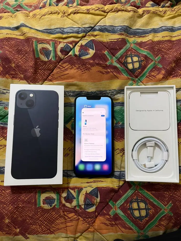 iPhone 13 128gb black ibox garansi on resmi
