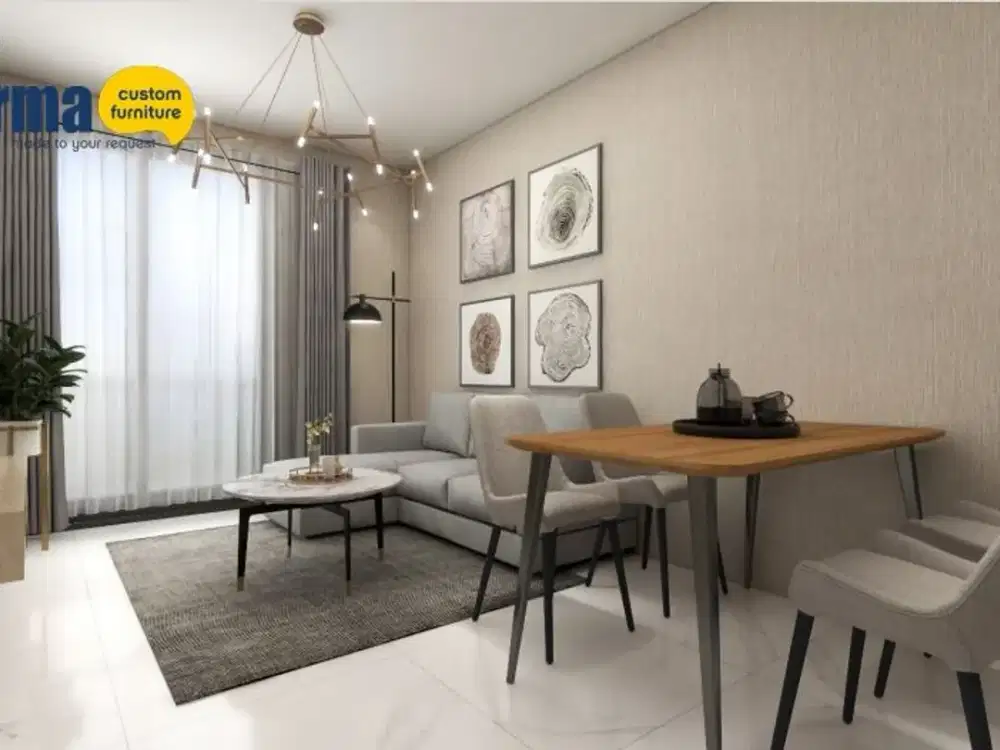 Disewa Cepat Apartemen Sky House Alam Sutera View City 2 BR Full Furnished